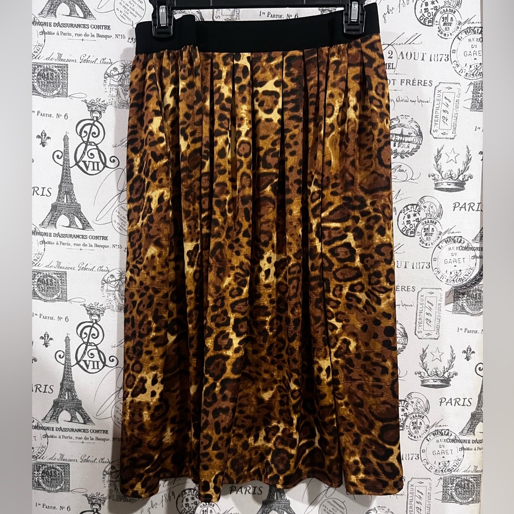 Ruby Rd. Animal Print Maxi Skirt - Picture 7 of 7